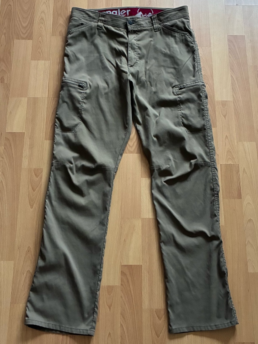 Wrangler Outdoor Cargo Pants 34/32 Mens Flex Waist Performance Hiking Utility